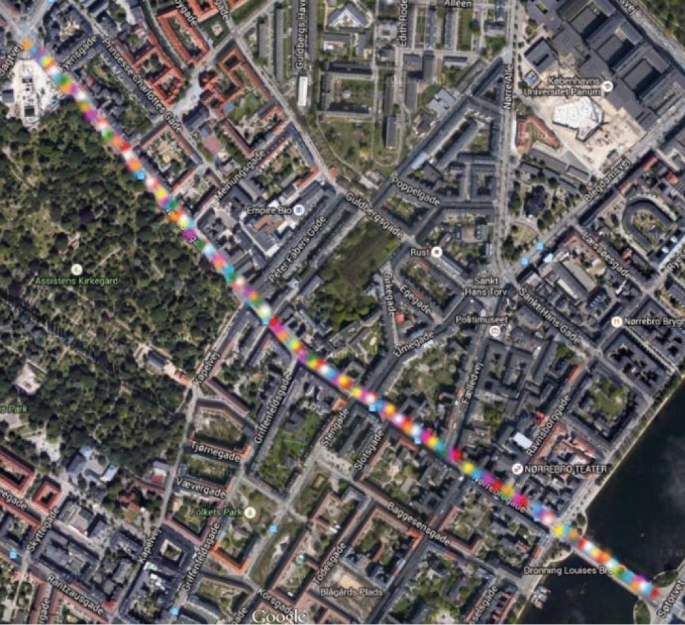 Verdens Største Kridtmaleri Nørrebrogade 2